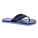 Chanclas Tommy Hilfiger zapatos Hombre modelo Hilfiger Leather Negro 