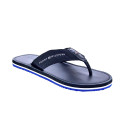Chanclas Tommy Hilfiger zapatos Hombre modelo Hilfiger Leather Negro 