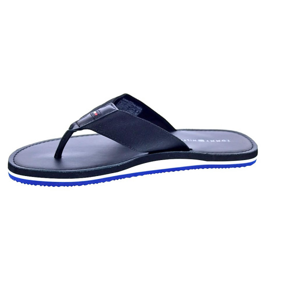 Chanclas Tommy Hilfiger zapatos Hombre modelo Hilfiger Leather Negro 