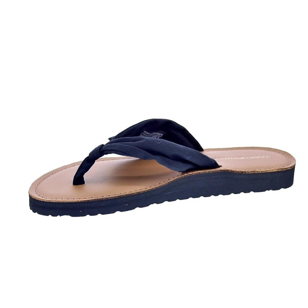Chanclas Tommy Hilfiger zapatos Mujer modelo Elevated Beach Negro 