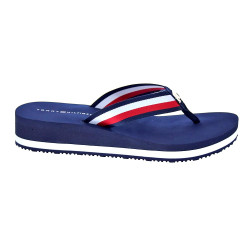 Chanclas Tommy Hilfiger zapatos Mujer modelo Th Corp Mid Azul 