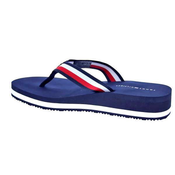 Chanclas Tommy Hilfiger zapatos Mujer modelo Th Corp Mid Azul 