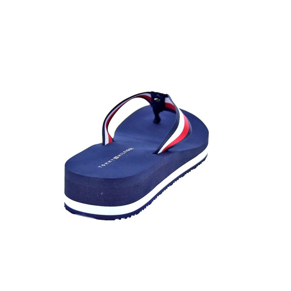 Chanclas Tommy Hilfiger zapatos Mujer modelo Th Corp Mid Azul 