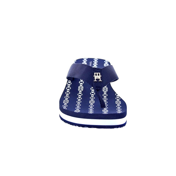 Chanclas Tommy Hilfiger zapatos Mujer modelo Th Chainprint Azul 