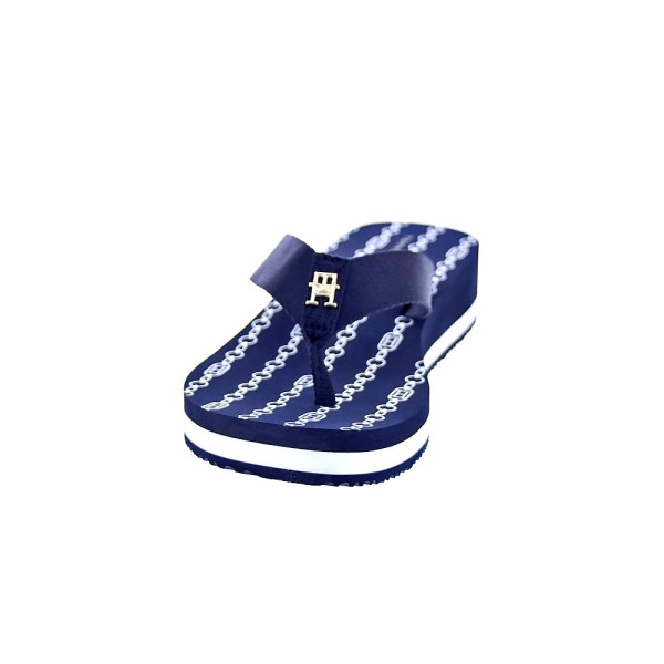 Chanclas Tommy Hilfiger zapatos Mujer modelo Th Chainprint Azul 