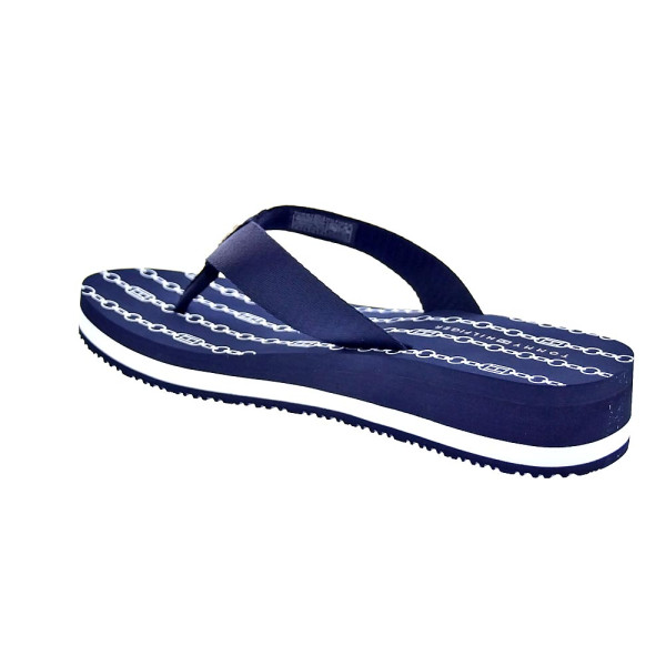 Chanclas Tommy Hilfiger zapatos Mujer modelo Th Chainprint Azul 
