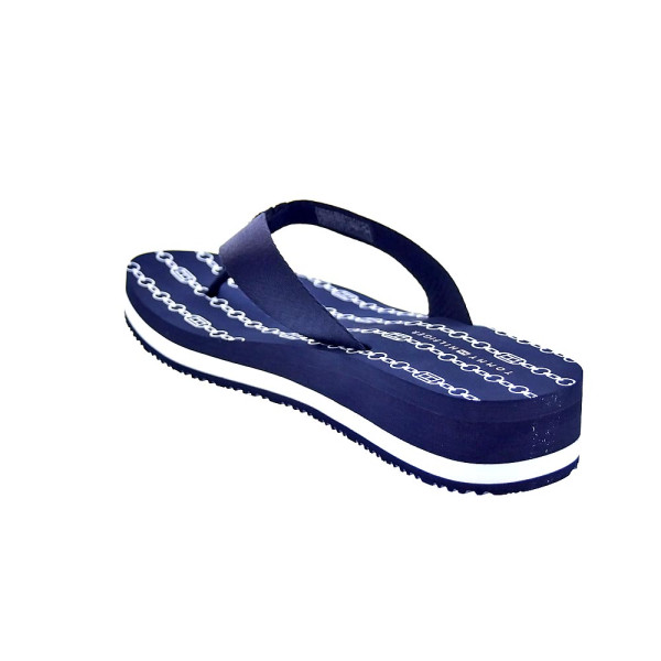 Chanclas Tommy Hilfiger zapatos Mujer modelo Th Chainprint Azul 