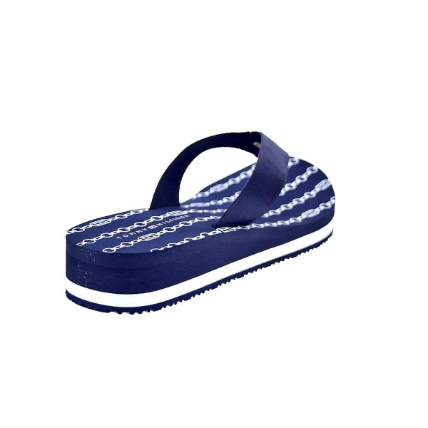 Chanclas Tommy Hilfiger zapatos Mujer modelo Th Chainprint Azul 