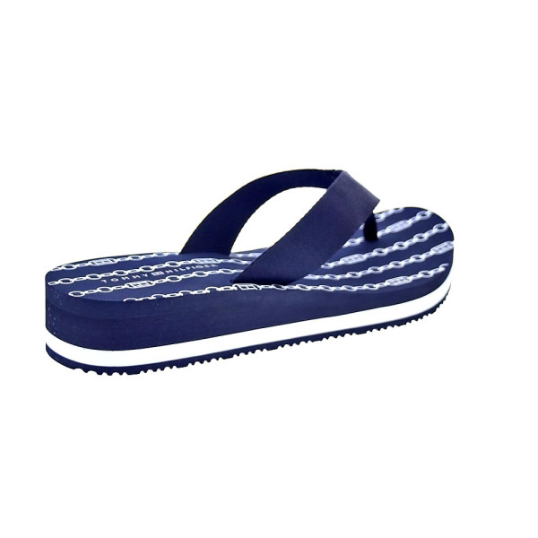 Chanclas Tommy Hilfiger zapatos Mujer modelo Th Chainprint Azul 