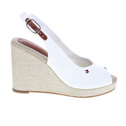 Alpargatas Tommy Hilfiger zapatos Mujer modelo Flag High Blanco 