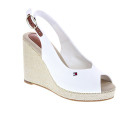 Alpargatas Tommy Hilfiger zapatos Mujer modelo Flag High Blanco 