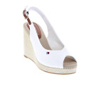 Alpargatas Tommy Hilfiger zapatos Mujer modelo Flag High Blanco 