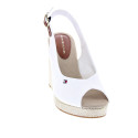 Alpargatas Tommy Hilfiger zapatos Mujer modelo Flag High Blanco 