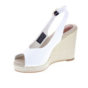 Alpargatas Tommy Hilfiger zapatos Mujer modelo Flag High Blanco 