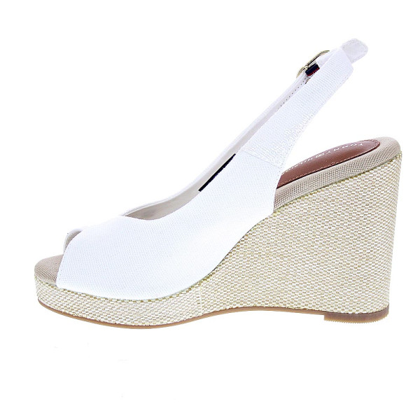 Alpargatas Tommy Hilfiger zapatos Mujer modelo Flag High Blanco 