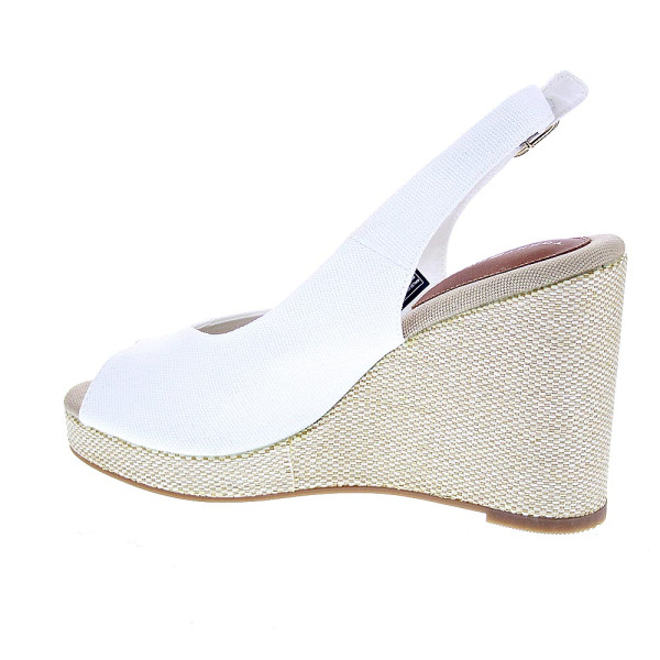 Alpargatas Tommy Hilfiger zapatos Mujer modelo Flag High Blanco 