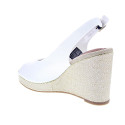 Alpargatas Tommy Hilfiger zapatos Mujer modelo Flag High Blanco 