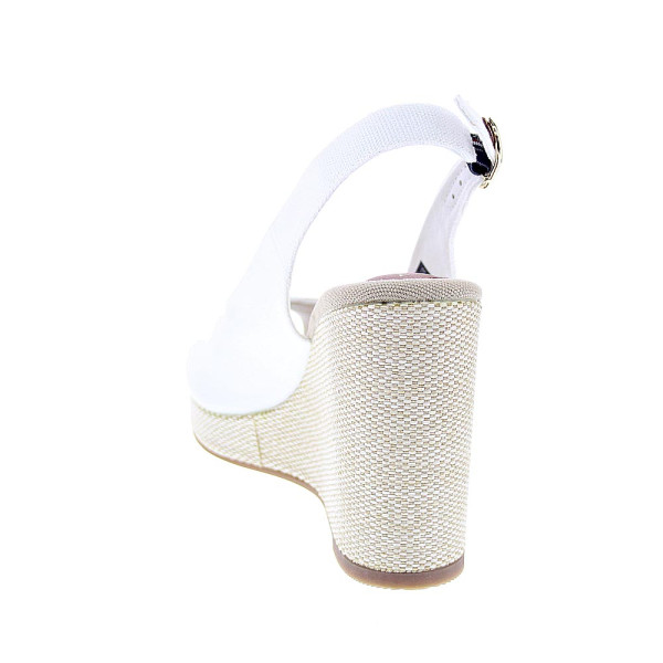 Alpargatas Tommy Hilfiger zapatos Mujer modelo Flag High Blanco 