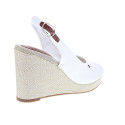 Alpargatas Tommy Hilfiger zapatos Mujer modelo Flag High Blanco 