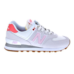 Zapatillas New Balance zapatos Mujer modelo WL574 Beige Cordón