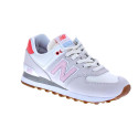 Zapatillas New Balance zapatos Mujer modelo WL574 Beige Cordón