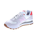 Zapatillas New Balance zapatos Mujer modelo WL574 Beige Cordón
