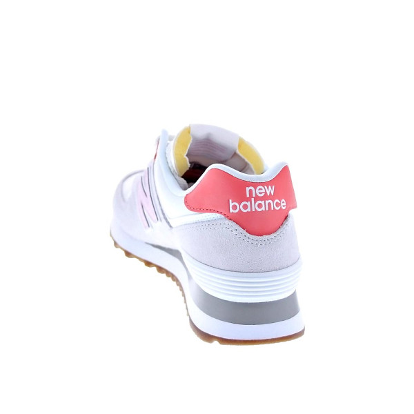 Zapatillas New Balance zapatos Mujer modelo WL574 Beige Cordón