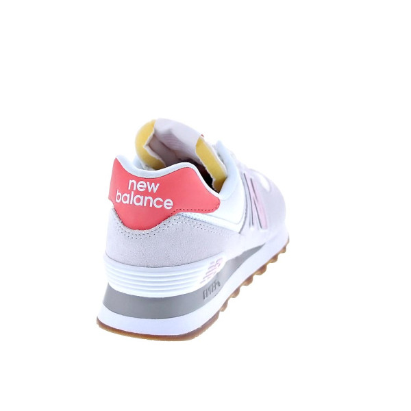 Zapatillas New Balance zapatos Mujer modelo WL574 Beige Cordón