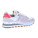 Zapatillas New Balance zapatos Mujer modelo WL574 Beige Cordón