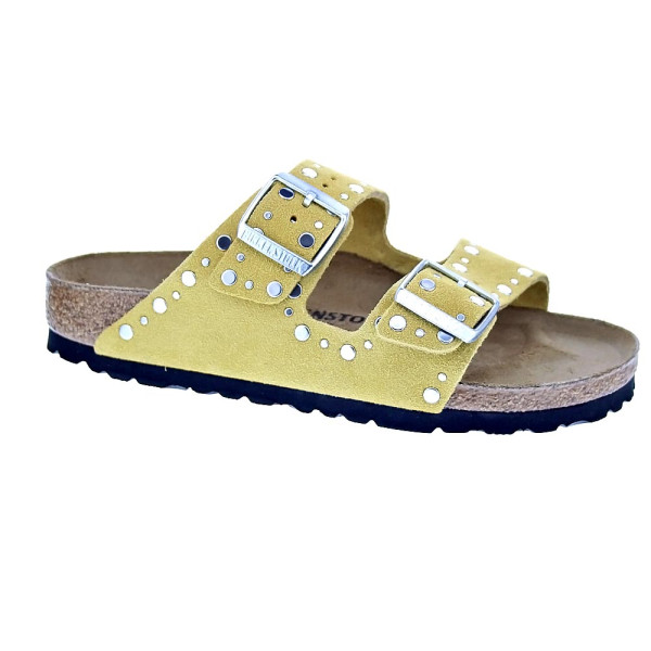Sandalias Birkenstock zapatos Mujer modelo Arizona Amarillo Hebillas
