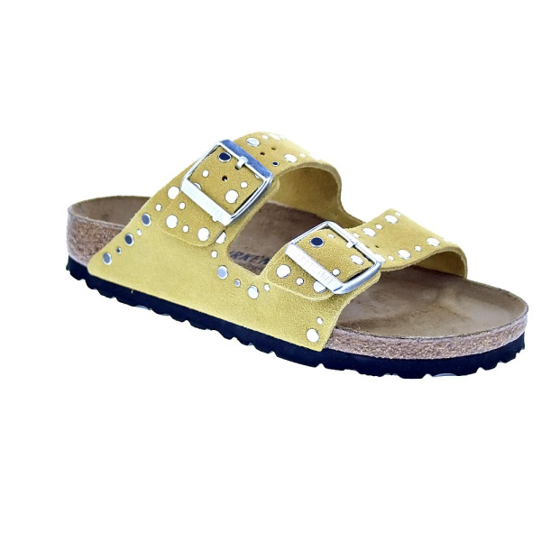 Sandalias Birkenstock zapatos Mujer modelo Arizona Amarillo Hebillas