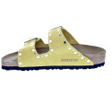 Sandalias Birkenstock zapatos Mujer modelo Arizona Amarillo Hebillas
