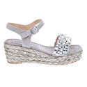 Sandalias Alma en Pena zapatos Mujer modelo V2551449 Gris Hebillas
