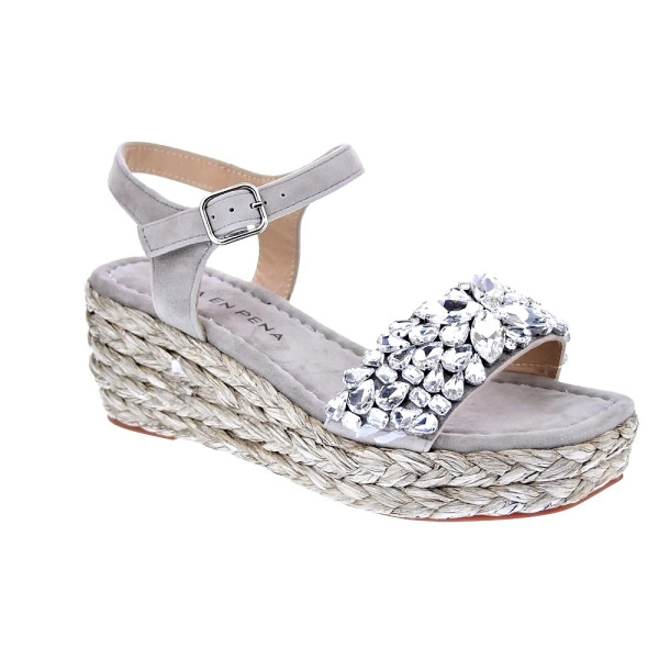 Sandalias Alma en Pena zapatos Mujer modelo V2551449 Gris Hebillas
