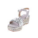 Sandalias Alma en Pena zapatos Mujer modelo V2551449 Gris Hebillas