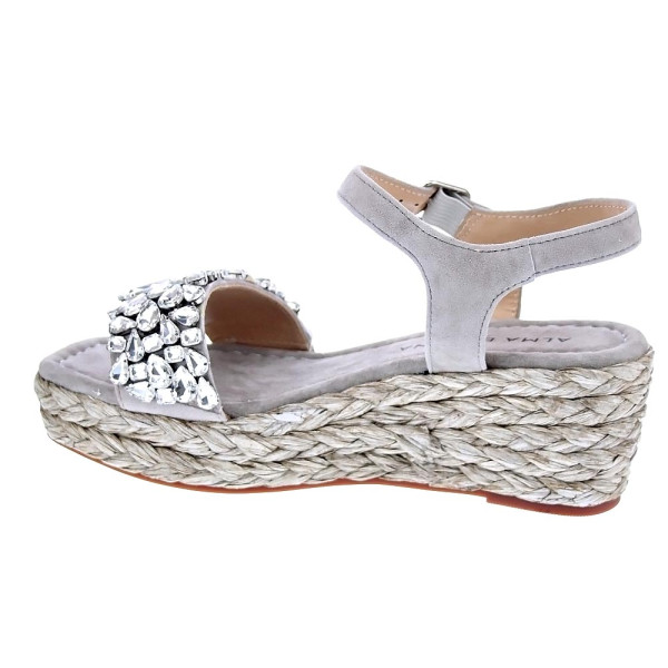 Sandalias Alma en Pena zapatos Mujer modelo V2551449 Gris Hebillas