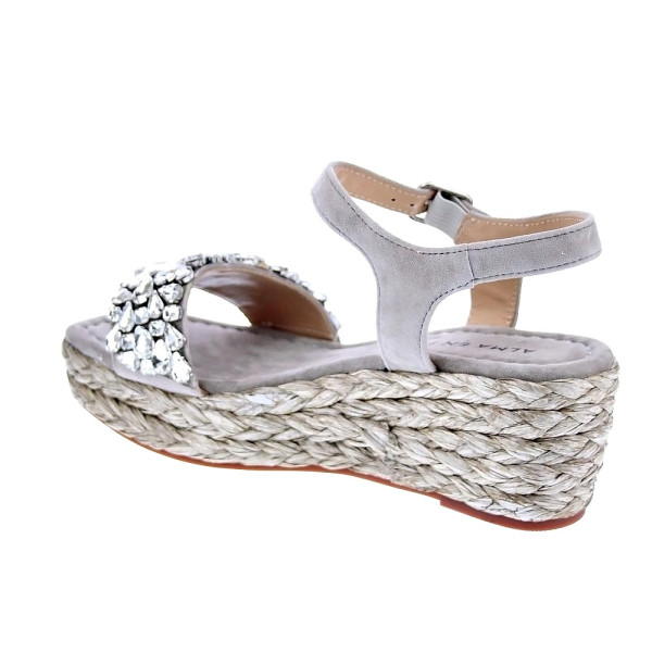 Sandalias Alma en Pena zapatos Mujer modelo V2551449 Gris Hebillas