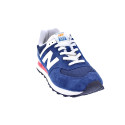 Zapatillas New Balance zapatos Hombre modelo U574 Azul Cordón
