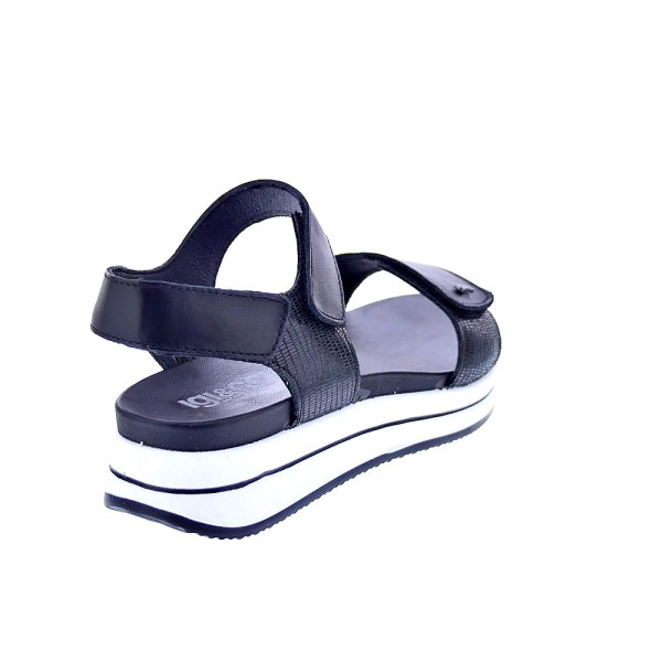 Sandalias Igi zapatos Mujer modelo 7675400 Negro Velcro