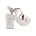 Sandalias Xti zapatos Mujer modelo 142839 Blanco Hebilla