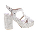 Sandalias Xti zapatos Mujer modelo 142839 Blanco Hebilla