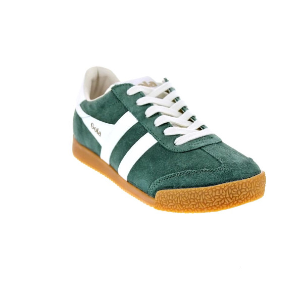 Zapatillas Gola zapatos Mujer modelo Elan Verde Cordón