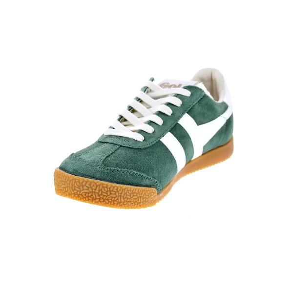 Zapatillas Gola zapatos Mujer modelo Elan Verde Cordón