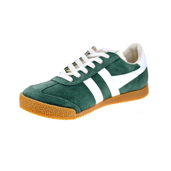Zapatillas Gola zapatos Mujer modelo Elan Verde Cordón