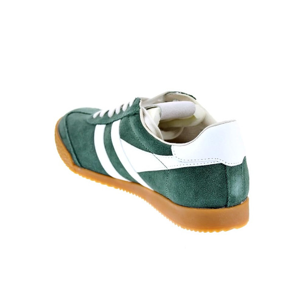 Zapatillas Gola zapatos Mujer modelo Elan Verde Cordón
