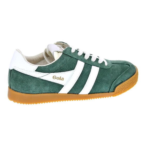 Zapatillas Gola zapatos Mujer modelo Elan Verde Cordón