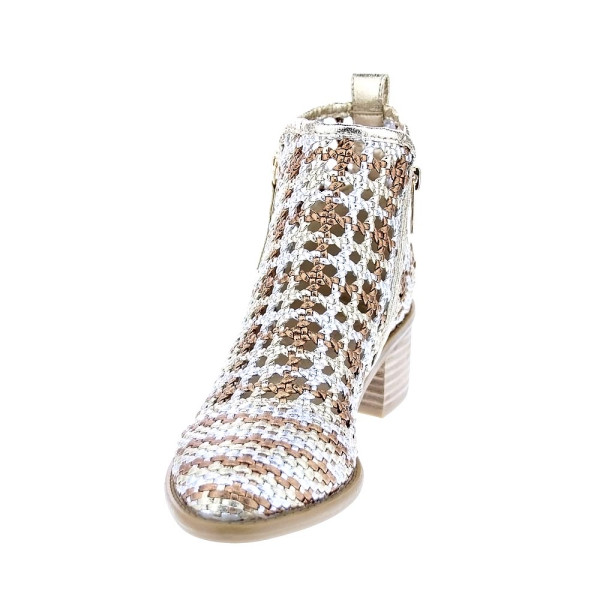 Botines Xti zapatos Mujer modelo 143963 Oro Cremallera