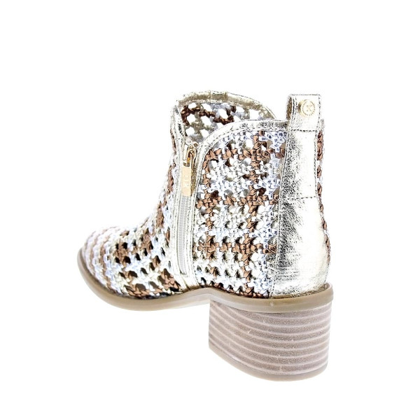 Botines Xti zapatos Mujer modelo 143963 Oro Cremallera