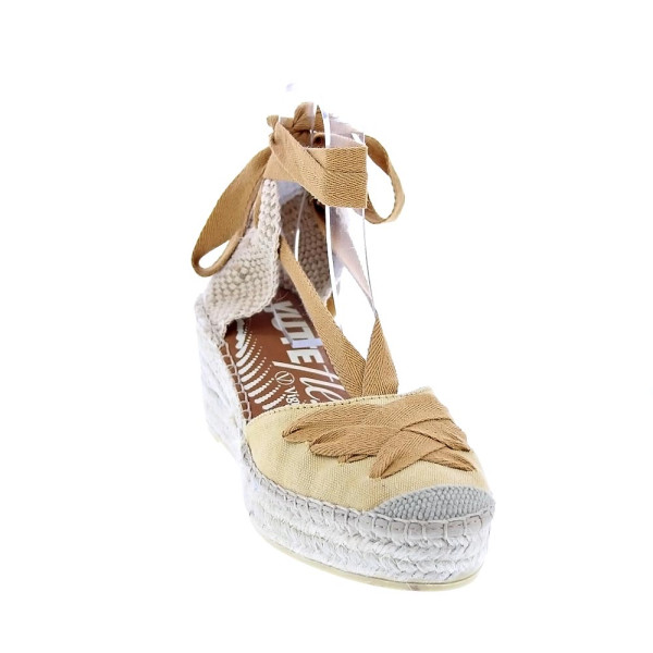 Alpargatas Viguera zapatos Mujer modelo Washed Amarillo Cordón