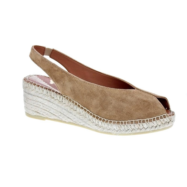 Alpargatas Viguera zapatos Mujer modelo Vitelo Marrón 